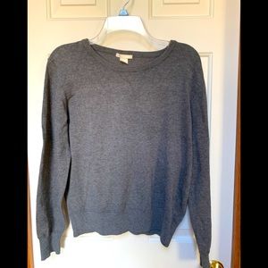 Gray soft sweater
